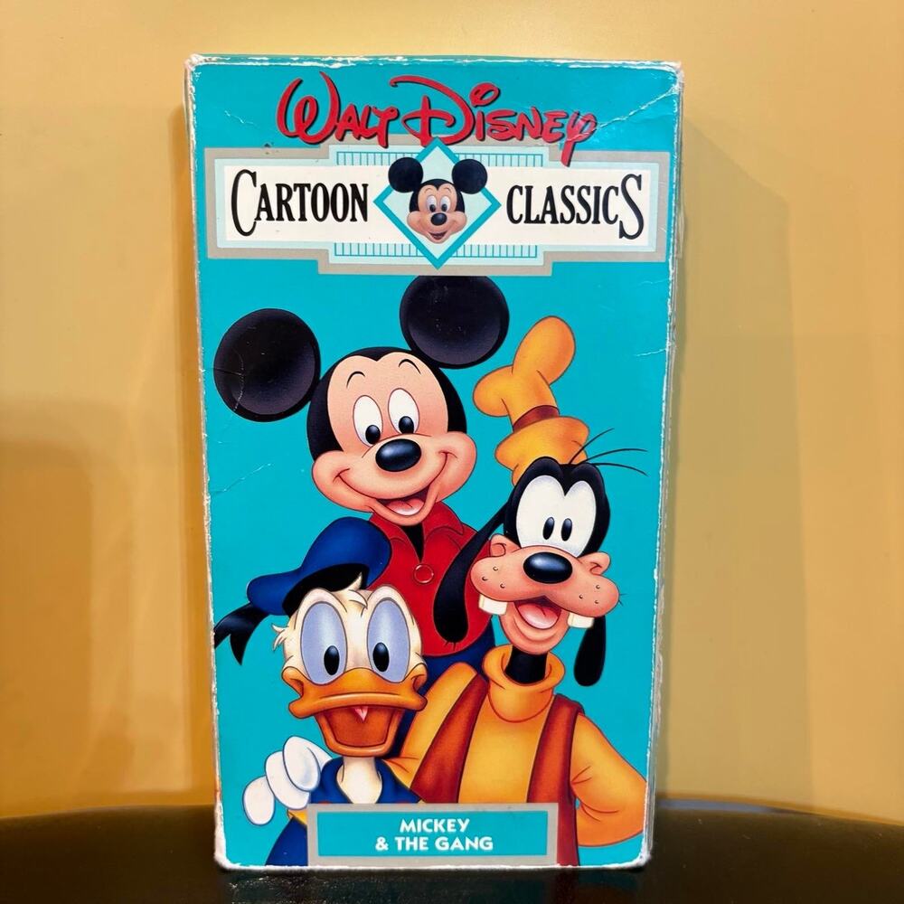 Walt Disney Cartoon Classics Mickey & the Gang VHS Volume 11 Vintage Disney